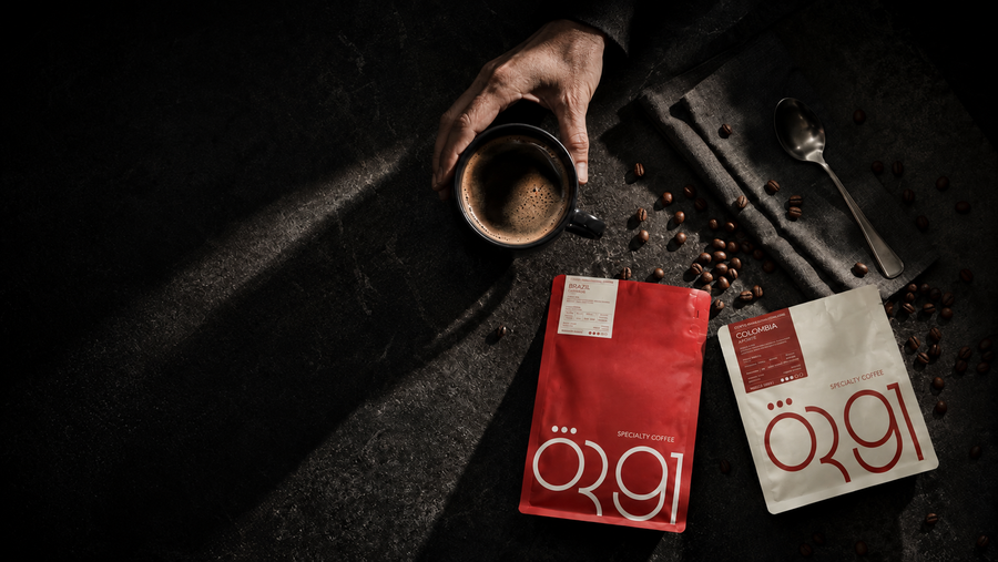 OR91 specialty coffee bags from the Mood Espresso range