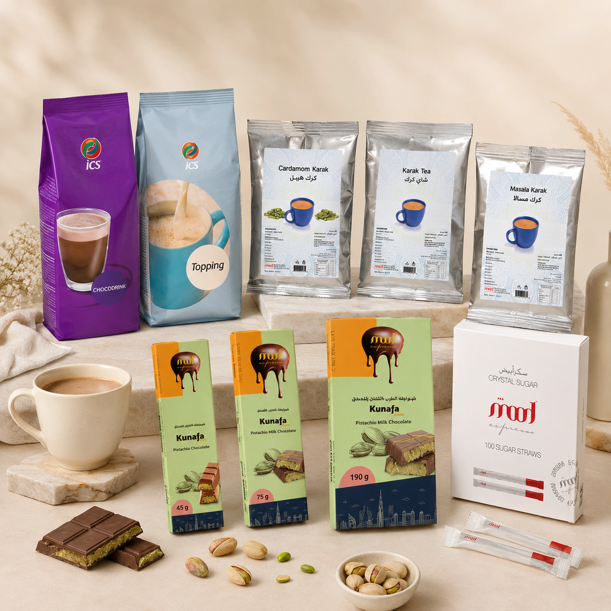 Beverage Premixes, Chocolates & Sugar Sticks