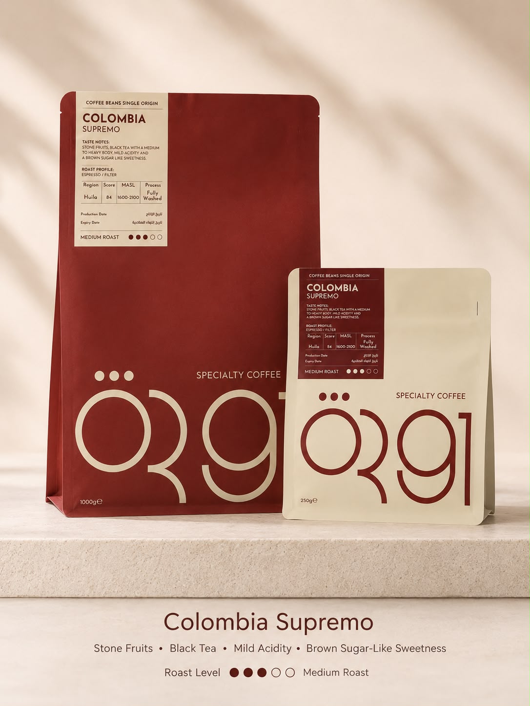 OR91 Black Forest Specialty Coffee Beans, Medium Roast