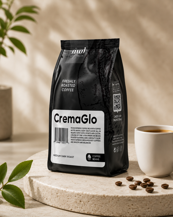 CreaGlo Coffee Beans, Medium-Light Roast, 1kg