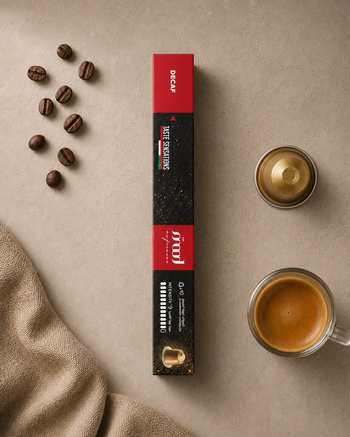 10+2 Free: Decaf Aluminium Capsules, Sleeve Pack