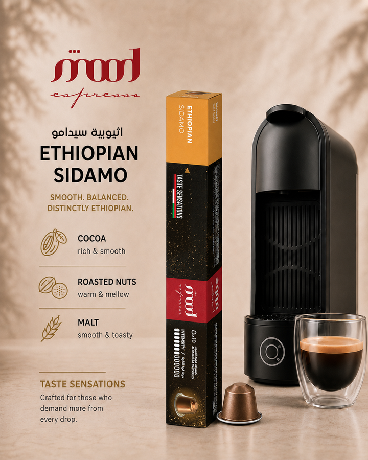 Ethiopian Sidamo Aluminium Coffee Capsules, Sleeve Pack, Wholesale Bundle