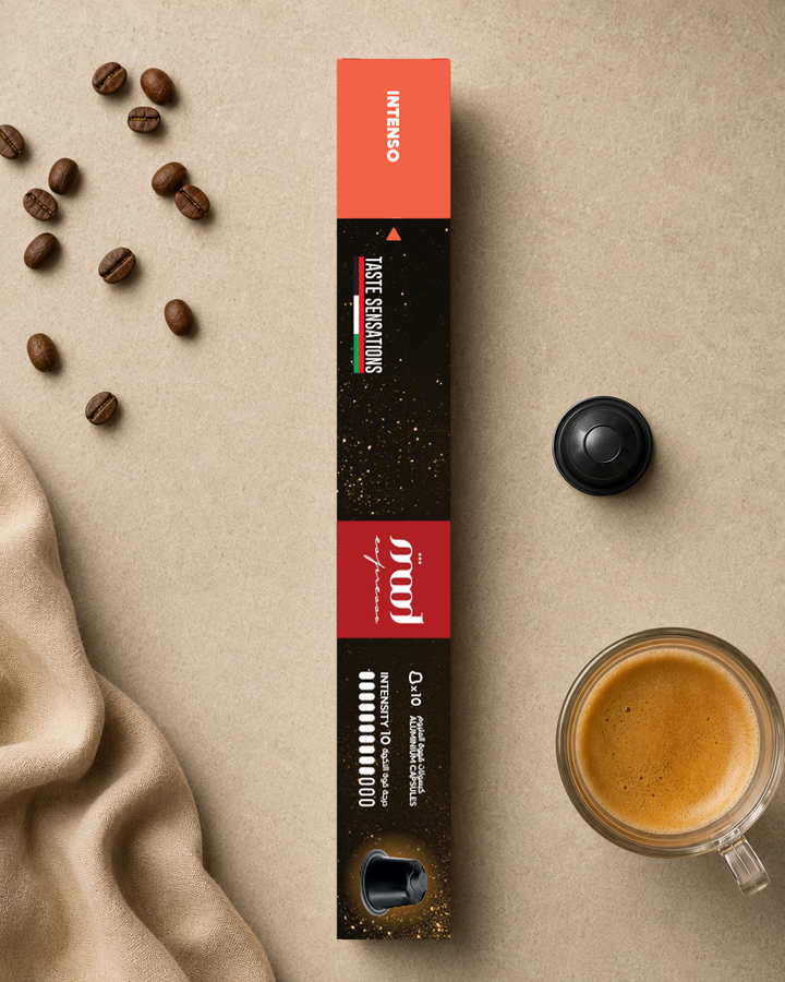 10+2 Free: Intenso Aluminium Capsules, Sleeve Pack