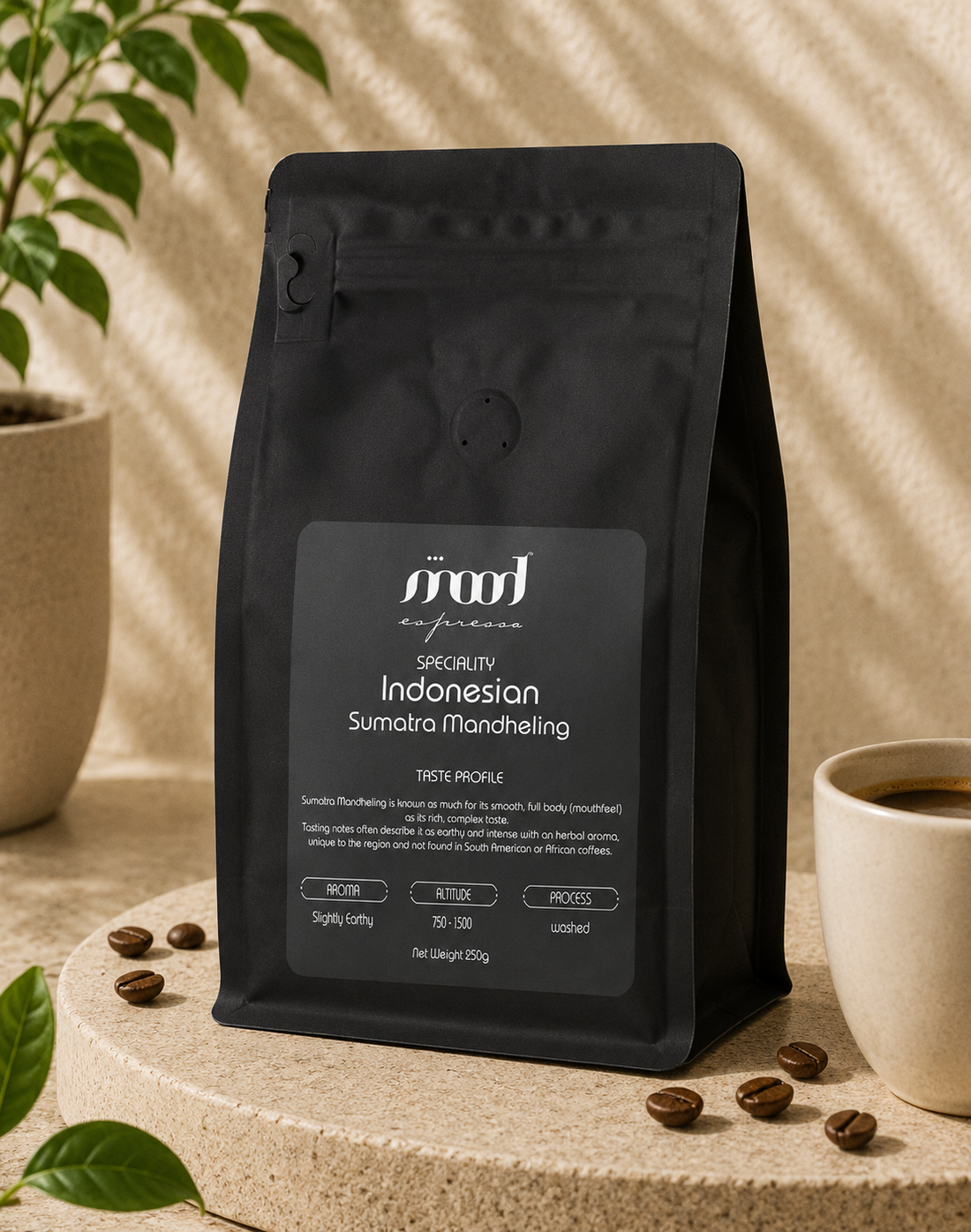 Mood Espresso – Indonesian Sumatra Mandheling Specialty Coffee