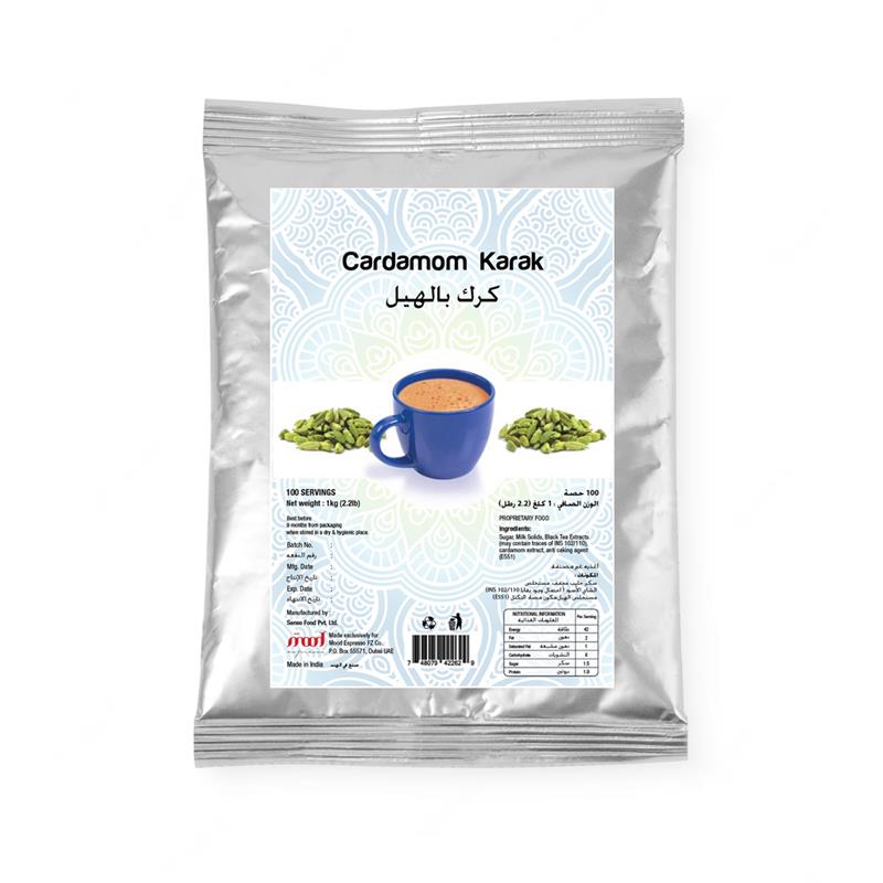 Cardamom Karak Tea Premix Powder, 100 Servings