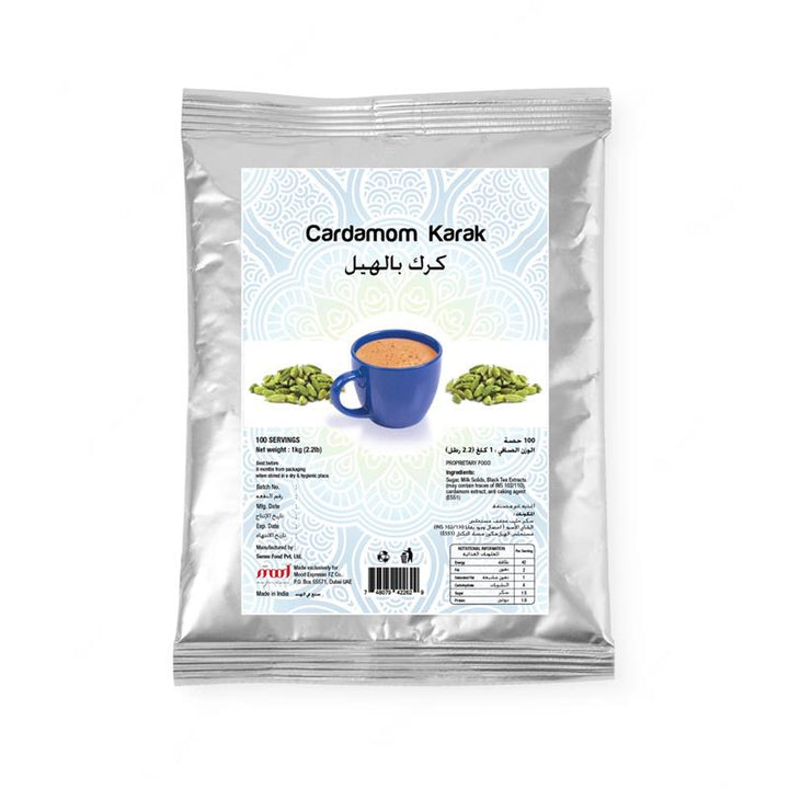 Cardamom Karak Tea Premix Powder, 100 Servings
