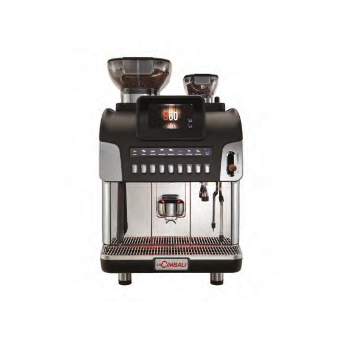 LaCimbali S60 HQM Fully Automatic Coffee Machine: Smart & Turbo Steam Cold Touch, Dual Interface, IoT Connectivity, Up to 260 Cups/Hour