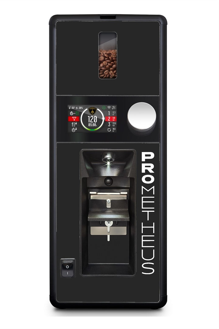 Eureka Prometheus Commercial Coffee Grinder – Matte Black, 85mm Pure Diamond Burrs