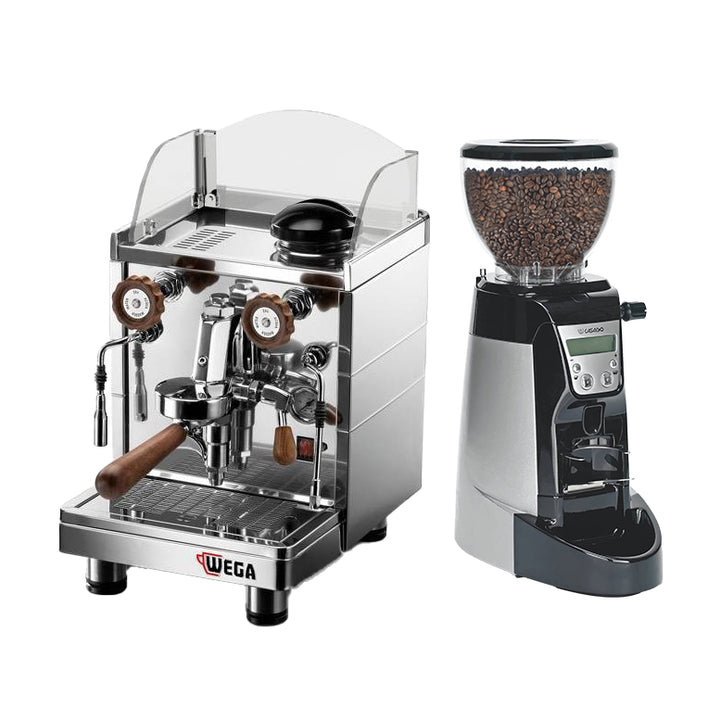 Combo Mini Wega Coffee Machine With Casadio Automatic Grinder Doser
